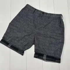 極美品　ブラックレーベルクレストブリッジ　ショートパンツ　グレー　チェック
