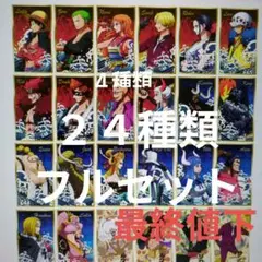 ワンピース 華絵札 色紙コレクション（２４種類フルセット）