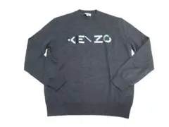 【美品】KENZO ケンゾー ロゴ ニット セーター メンズ M