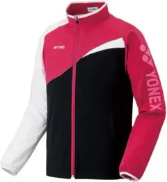 YONEX ウォームアップジャケット Lサイズ ピンク/黒/白