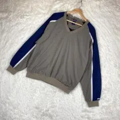 『NIKE Golf』ナイキ（M）ナイロン Vネック プルオーバー
