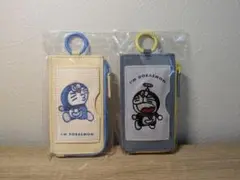 I’M DORAEMON スリムウォレット ベージュ　グレー　2点セット