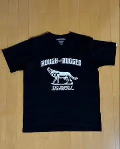 ROUGH AND RUGGED ブラック Tシャツ L
