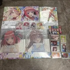 五等分の花嫁二乃 三玖バストアップアクリルボード 一番くじ