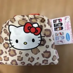 最終お値下げ！しまむら　キティー　ヒョウ柄　巾着のみ！