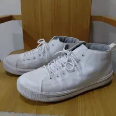 Columbia ホワイト ハイカットスニーカー
