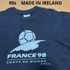 90s アイルランド製 FRANCE98 ワールドカップ サッカー Tシャツ