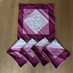 銘仙判 座布団カバー 5枚 セット おまとめ 【未使用 新品】 訳あり