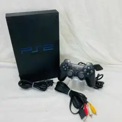 動品 PS2 SCPH-30000 本体 一式 コントローラー 映像コード