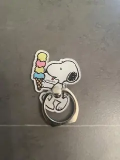 スヌーピー スマートフォンリング 360度回転