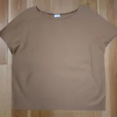PLST　キャメルベージュ　ブラウス　M