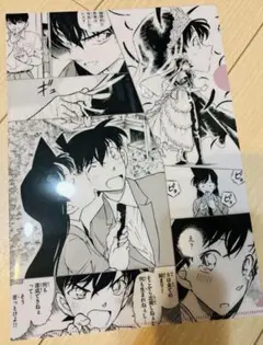 新一&蘭　A4クリアファイル(1枚のみ) 名探偵コナン プレミアムナイト