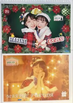 秋山眞緒　福田真琳　つばきファクトリー　ピンポス　クリスマス