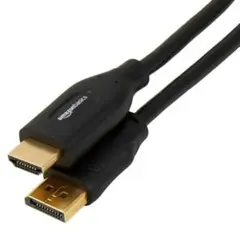 DisplayPort HDMI ケーブル 1.8m ブラック フルHD