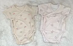 ユニクロ　ボディスーツ　2枚セット　60cm