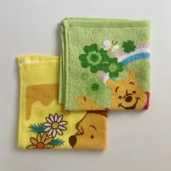 第一生命　ノベルティ　くまのプーさん　ハンドタオル　ウォッシュタオル　2枚組