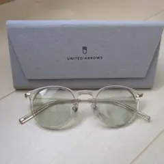 zoff×UNITED ARROWS コラボメガネ カラーレンズ度なし