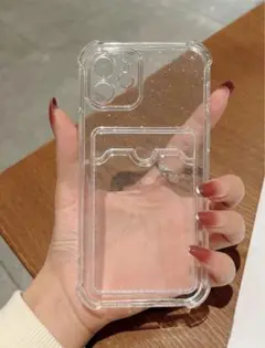 【11pro】透明グリッターiPhoneケース