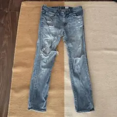 AG Jeansダメージ加工 スリムフィット デニム