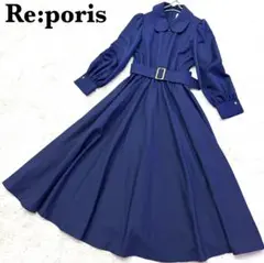 極美品✨Re:poris レポリス　19時のシンデレラ　ロングワンピース　ベルト