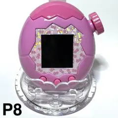 たまごっち　パラダイス　スキン　フェイスプレート　リボン　ピンク　P8