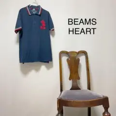 E 3144【ディズニーコラボXL】BEAMS HEART ポロシャツ