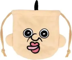 パンパンくんの日常ぬいぐるみ巾着 パンパンベロ出し