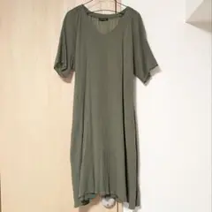アーバンリサーチ　フレアワンピース　カーキ　フリーサイズ