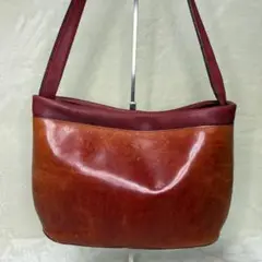 B. stuff レザー ワンショルダー バッグ 赤 レッド