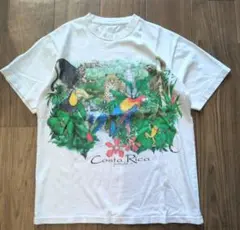 90年代　ヴィンテージ　ジャングルプリント　Tシャツ　アニマル