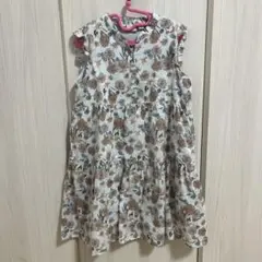 PAUL & JOE 花柄ノースリーブワンピース
