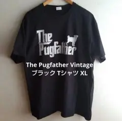 The Pugfather ビンテージ ブラック 黒 Tシャツ XL 古着メンズ