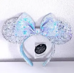新品 Disney スパンコール ホワイト カチューシャ
