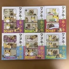 タヌキとキツネ６冊まとめ売り +　おまけ付き