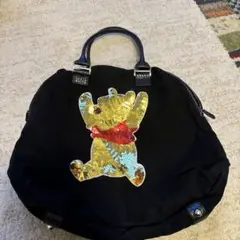 MUTA プーさん柄
黒スエード bag