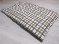長座布団カバー 綿100％ 68X120㎝ チェック柄 BE