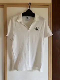 Calvin Klein Jeans ホワイトポロシャツ S