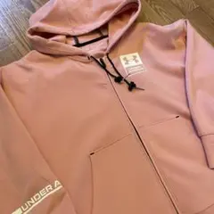 UNDER ARMOR アンダーアーマー ピンク フルジップパーカー Mサイズ