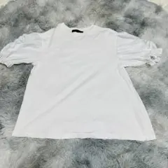 【シュガースプーン】/Tシャツ/バルーンスリーブ/ホワイト/フリー/トップス