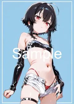 A4サイズアートポスター 1点もの 美女ポスター最高品質 E-G-６