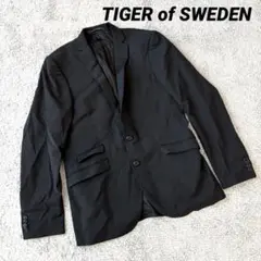 【TIGER of SWEDEN】テーラードジャケット 48サイズ ブラック