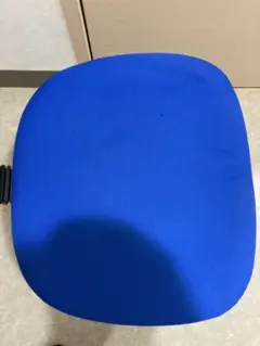 青色シンプルデスクチェア