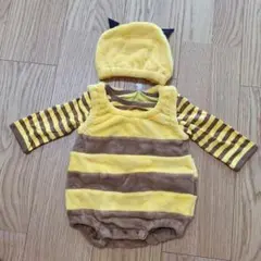新品タグ付き ハチ なりきり ロンパース ベビー服 着ぐるみ 70 長袖