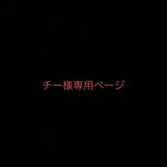 チー様専用ページ