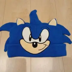 ソニック　キャラクター ニット帽 青