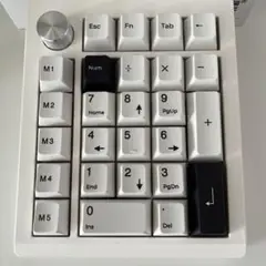 【白】ZUOYA GMK26 カスタムテンキー LED マクロパッド
