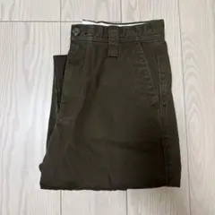 【ユニクロU】美品ワイドフィットチノ73cm38DARK BROWN