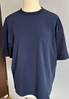 値下げしました。ネイビー 半袖Tシャツ ポケット付き