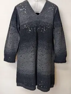 【訳あり】イッセイミヤケISSEYMIYAKE ハートHAAT ウールチュニック