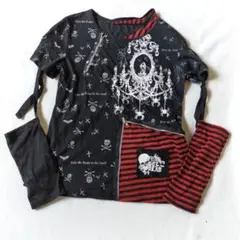 【最終価格】MAD PUNKS スカル クロス チェーン付 穴開き Tシャツ L 楽天市場】MADメンズ ACID JAZZ MEN PUNK系 スカルプリント入り